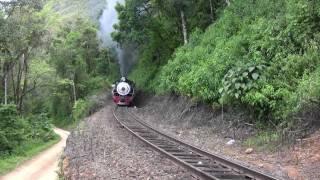  Locomotiva 155 subindo a todo vapor / Locomotive at full power - 2010 - (Brasil)  #classicvideo