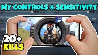 Infinix Note 8 Pubg  | 4 Finger + Full Gyro | Best Controls & Sensitivity | Solo Vs Squad Gameplay