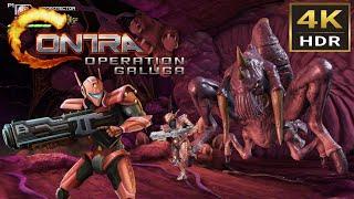 Contra Operation Galuga Probotector SC0RP1 (Red) Solo Arcade Mode Full Walkthrough 4K HDR (PS5)