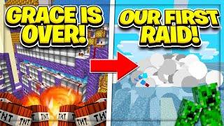 Grace Is Over! *Our First Raid* | Minecadia Factions