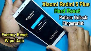 Xiaomi Redmi 5 Plus Hard Reset || Pattren Unlock #2022 