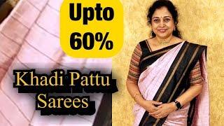 Upto 60% Offers, Khadi Pattu Sarees, Surekha Selections, Vijayawada, December 2024