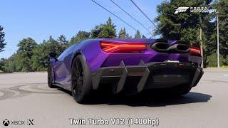 Forza Motorsport: Lamborghini Revuelto Tuned Twin Turbo 1400hp - Top Speed Run