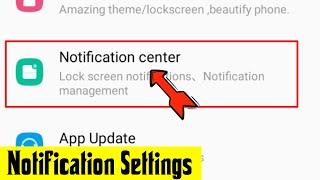 Notification [ Notification Center ]Setting in Techno Mobile Phone || Fix Notification Problem