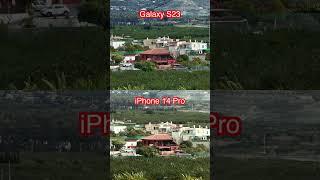 ZOOM Test Galaxy S23 VS iPhone 14 Pro