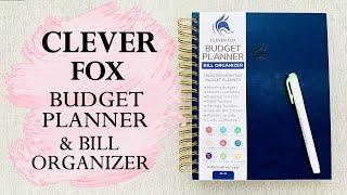 CLEVER FOX BUDGET PLANNER & BILL ORGANIZER + 10% OFF