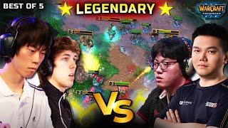 WC3 | LEGENDARY | Grubby & Moon vs TH000 & Fly100% | Bo5 Showmatch | Dolphin Warcraft Championship