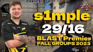 CSGO POV NAVI s1mple (29/16) vs G2 (INFERNO) @ BLAST Premier Fall Groups 2023