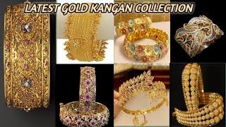 LATEST PURE GOLD KANGAN COLLECTION ॥ KANGAN AND BANGLES IDEAS ॥CRAZY FASHION CORNER