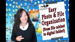 Easy Photo & File Organization (From file cabinet to digital folder!)