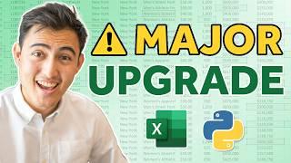 Python in Excel! MAJOR Upgrade for Data Analysis & Visualization