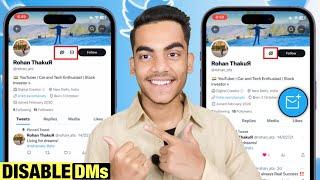 How To Disable DMs on Twitter | How To Turn Off Message Request on Twitter