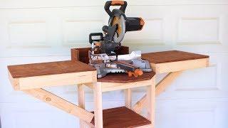 Mobile Miter Saw Station