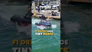 F1 Drivers On Mini Jet Boats 