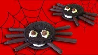 DibusYmas Halloween Spider Oreo cookies, How to. Easy for children.