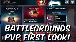 Battlegrounds PVP Gameplay First Look! - 1v1 PVP First Impressions - Marvel Contest of Champions