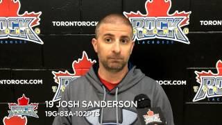 Toronto Rock 2015: Josh Sanderson - Playing With Purpose