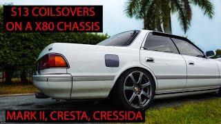 HOW TO: Convert X81 to S13 Coilovers (Mark II, Cressida, Cresta)