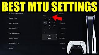 Best MTU Settings For PS5! How To Fix Lag & Connection Lost Issues On PS5 (Easy Method!)