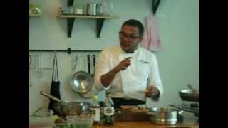 Chef Adu Amran Preparing Salmon Salad (Part 2)