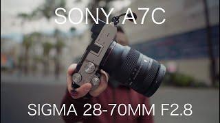 BEST BUDGET LENS FOR THE SONY A7C - Sigma 28-70mm F2.8 Review and Street Photography