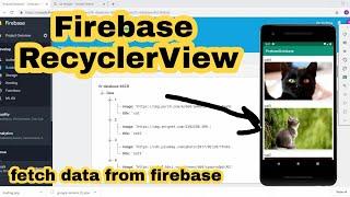 FirebaseRecyclerview Android Studio | Fecthing Data From Firebase into Recyclerview