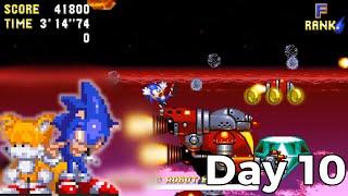 Day 10 trying to complete Eggman's Revenge Boss Rush as Sonic and Tails! Sonic 3 A.I.R Mods