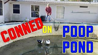 CONNED on POOP POND