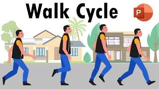 Create Natural Walk Cycle Animation from Free Images in PowerPoint