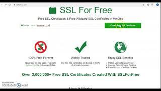 How to get Free SSL certificate for infinityfree