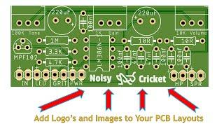 How to Add Logo's, Text and Images to PCB Layouts