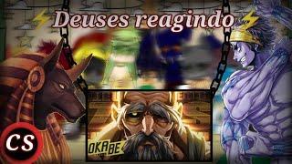 Deuses reagindo ao rap do Zeus Okabe Drop Shuumatsu (1/?), minha Au (leia a descrição)