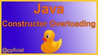 Constructor Overloading in a Java Class - Easy Java Tutorial by Example - APPFICIAL