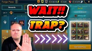 Trap or Treasure NEW FORGE PASS!!  Raid: Shadow Legends