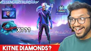 OPENING 10000 DIAMONDS FOR NEW LEGENDARY AURORA BUNDLE EVENT FREE FIRE MAX