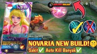 NOVARIA 1x COMBO MATI! INI DIA BUILD NOVARIA TERSAKIT 2024 TERBARU | NOVARIA GAMEPLAY - MLBB