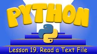 Python Programming 19. Read From a Text File