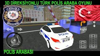 Türk Polis Araba Oyunu, 3D Direksiyonlu Araba Sürme Simülasyon Oyunları Oyna' yalım, 2021