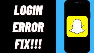 How To Fix Snapchat Login  Oops! We Could Not Find Matching Credentials  Error Message FIX on iPhone