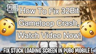 How To Fix Pubg Crash I Pubg Mobile Crash Fix I Gameploop 32Bit Fix I New Update 3.7 Fix #pubgmobile