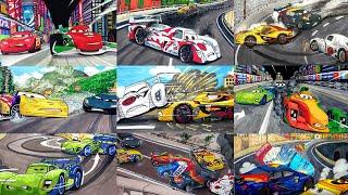 Compilation CARS 2 Tokyo Race Italy Race Drawing and Coloring Pages | Tim Tim TV