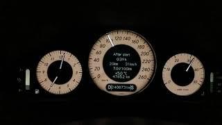 Mercedes w211 e270 cdi 177ps automatic acceleration 0 - 150 km/h