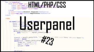 Userbereich - Die Überarbeitung des Logins PHP/HTML/CSS #23 [GERMAN/FULL HD]