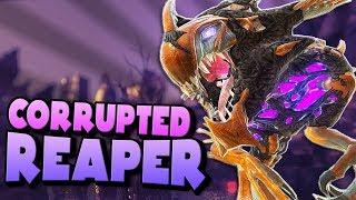 CORRUPTED REAPER KING ENCOUNTER + LVL 100 T-REX! | ARK Extinction DLC Ep 11