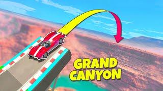 GTA 5 | Can you JUMP over the GRAND CANYON?