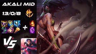 MID Akali vs Irelia - EU Master Patch 14.19