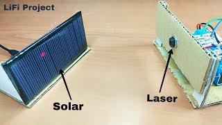 LiFi Project | How to transmit data with Laser light