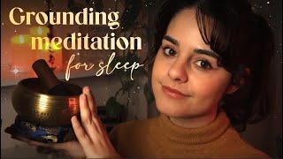 ASMR Grounding Relaxation for DEEP SLEEP  Guided Meditation | Anxiety Relief