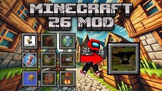 BU 26 MOD OLMADAN BİR DAHA MİNECRAFT OYNAMA | MİNECRAFT MOD TANITIMI!