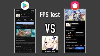 Play Store vs Galaxy Store - Genshin Impact FPS and Loading Test